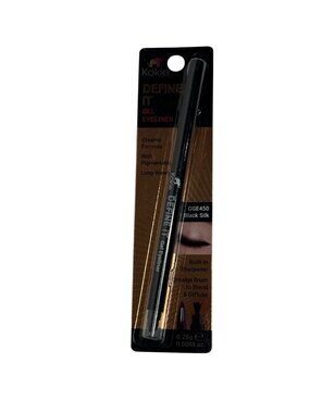 Kokie Gel Eyeliner Black Silk Waterproof Retractable Smudge Proof New